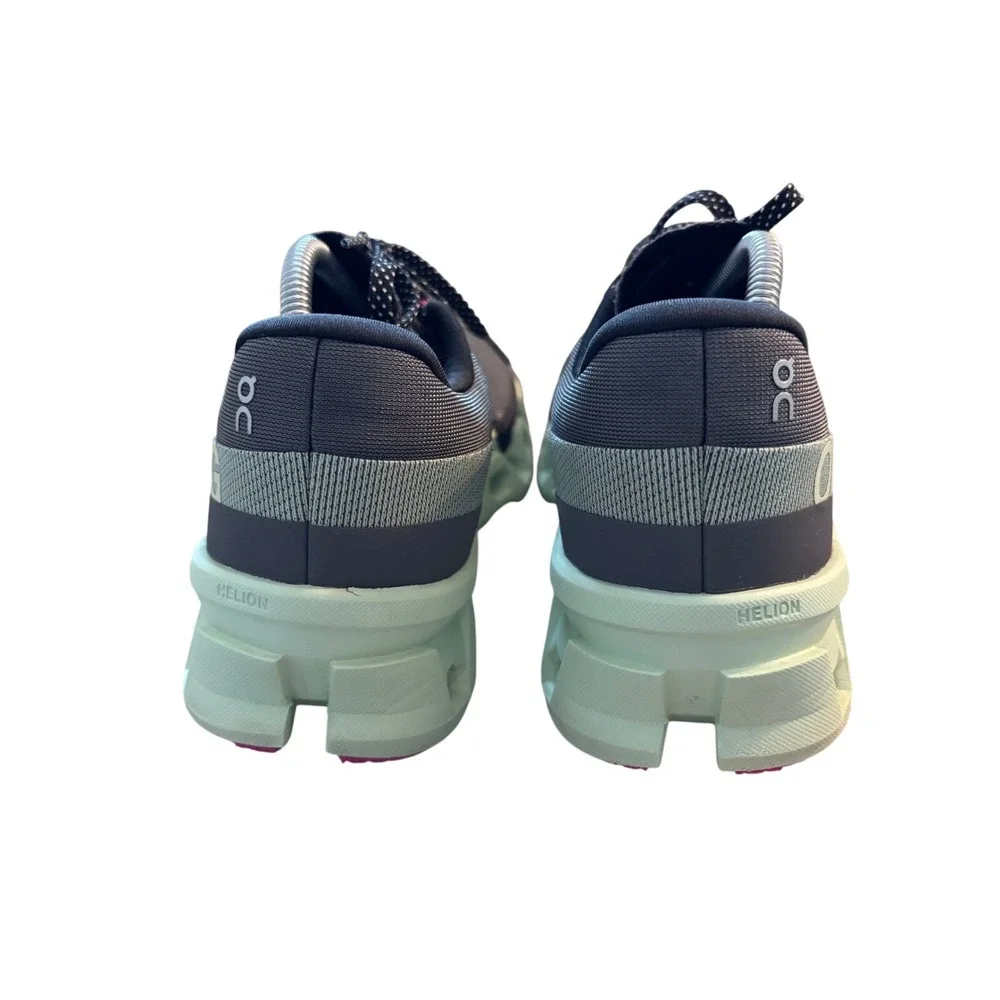 On Cloudrunner Gray Mint Pink Running Shoes Womens 10 Swiss Engineering CloudTec